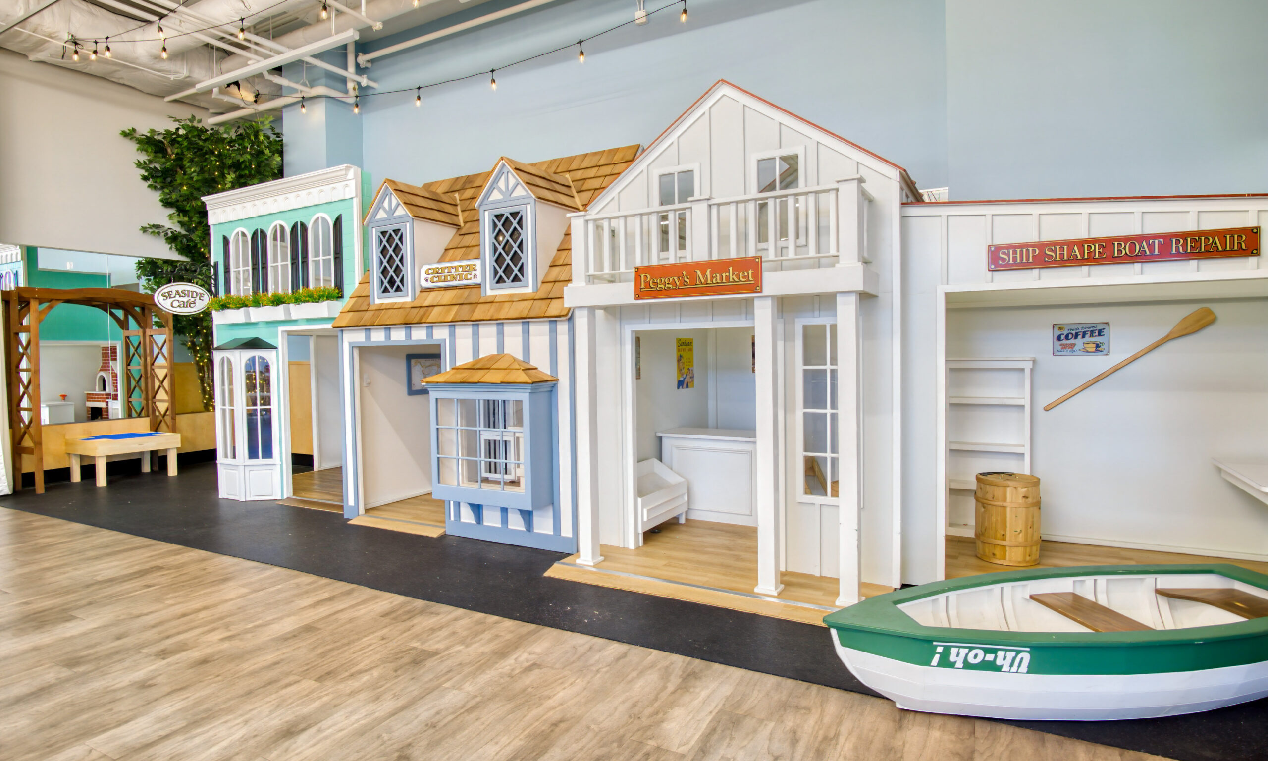 Custom Playhouses in our Plaza Room event center